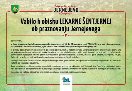 OBCINA_SENTJERNEJ_Jernejevo_2025_Lekarna_OGLAS_210x146mm