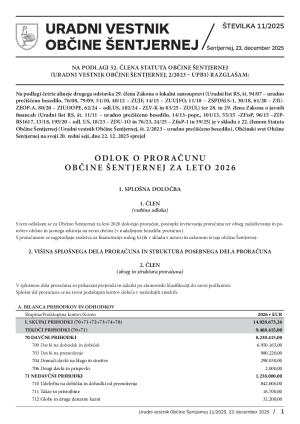 Uradni vestnik št. 11/2025