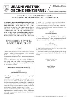 Uradni vestnik št. 2/2026
